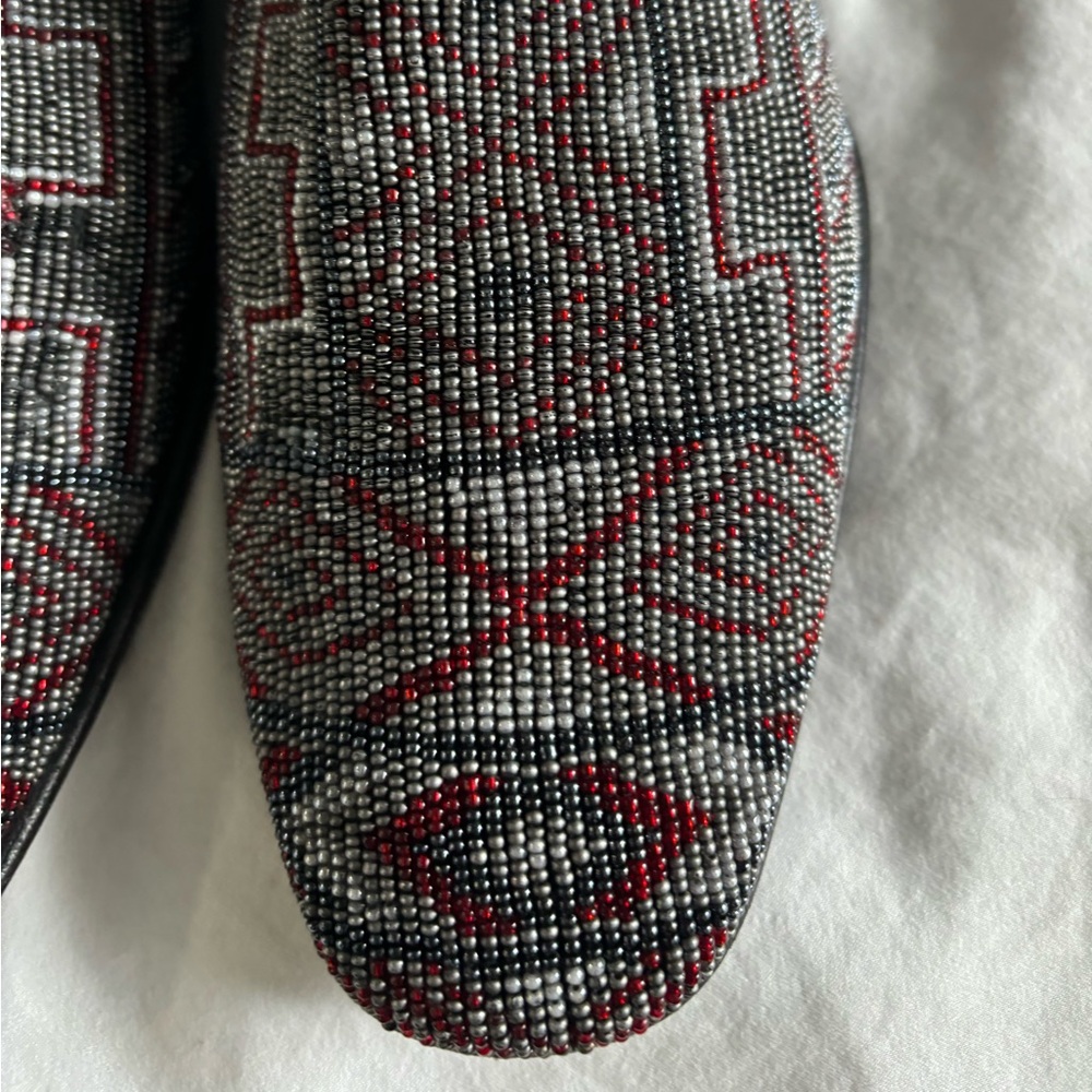 Donald J Pliner beaded loafer